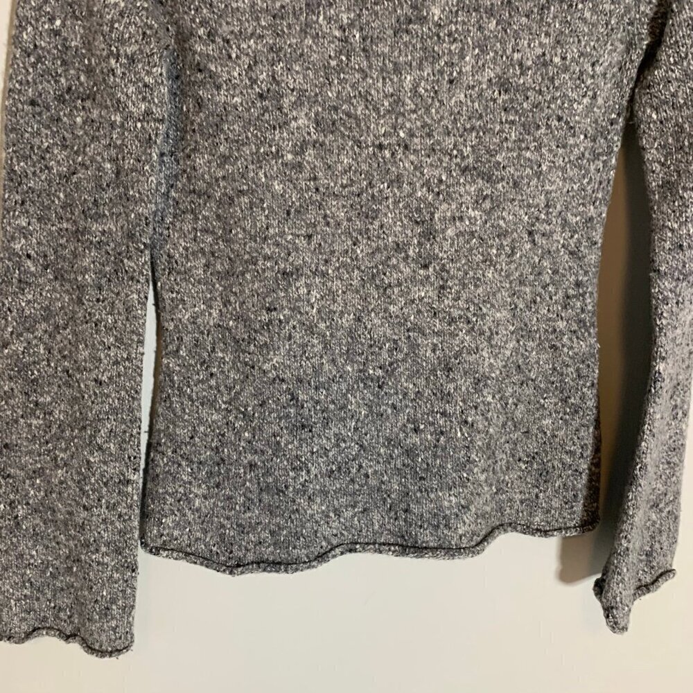 Express Charcoal Gray Wool Blend Pullover Turtlen… - image 5